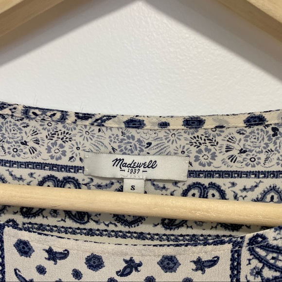 Madewell Kyoto Print top - Picture 4 of 7